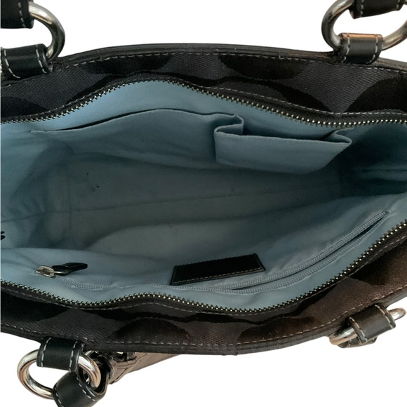 COACH GALLERY Women’s Bag Signature Beaded Tote/Shoulder Vintage Rare - Picture 7 of 14